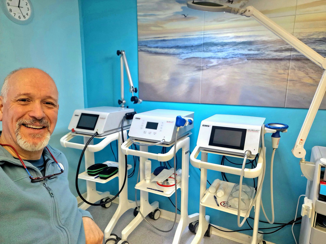 Guided DolorClast Therapy, Steve Bloor, Cornwall Shockwave